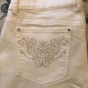 White House Black Market White Jeans